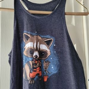 Marvel Rocket and Groot Tank top Large